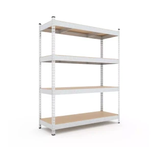 Raft metalic de depozitare nex titan 1800x1600x600 mm, 4 rafturi pal, galvanizat Thumbnail 2