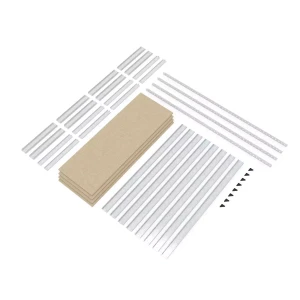 Raft metalic de depozitare nex titan 1800x1600x600 mm, 4 rafturi pal, galvanizat Thumbnail 9