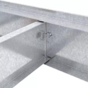 Raft metalic de depozitare nex titan 2160x1200x800 mm, 5 rafturi pal, galvanizat Thumbnail 6