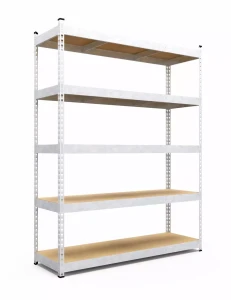 Raft metalic de depozitare nex titan 1800x1200x400 mm, 4 rafturi pal, galvanizat