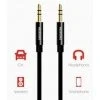 Audio cablu swissten textile 3,5 mm jack (male) - 3,5 mm jack (male) 1,5m black 2