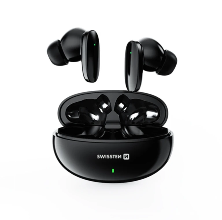 Earphones swissten bluetooth tws sonic black 3