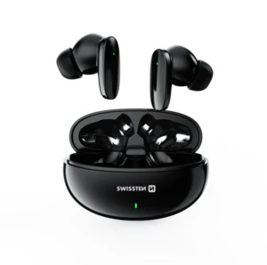 Earphones swissten bluetooth tws sonic black Thumbnail 3