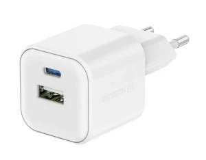 Încărcător rețea swissten 12w 1x usb-c + 1x usb-a white