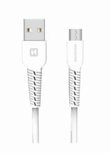 Data cablu swissten usb / micro usb 1,0m white