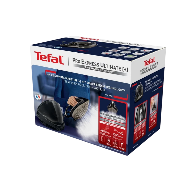 Паровая гладильная система tefal gv9620e0, 2600вт, чёрный | серый 3