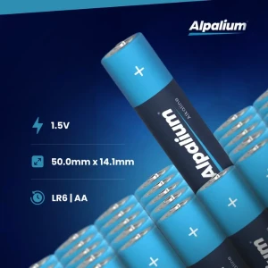 Baterii alkaline alpalium, tip aa (lr6), blister 4 buc. Thumbnail 3