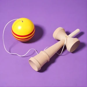 Joc de îndemânare kendama, 18 x 6 x 7 cm, 3 modele Thumbnail 7
