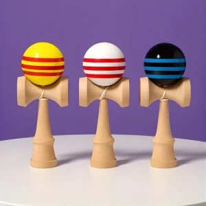 Joc de îndemânare kendama, 18 x 6 x 7 cm, 3 modele Thumbnail 5