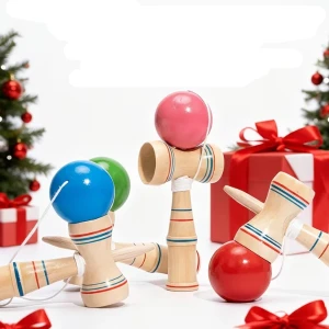 Joc de îndemânare kendama, 17 x 5 x 7 cm, 4 modele Thumbnail 7