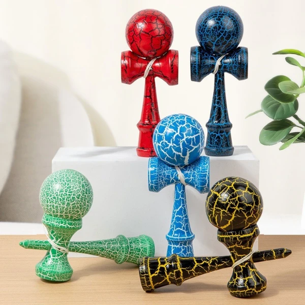 Joc de îndemânare kendama, 18 x 6 x 7 cm, 7 modele 11