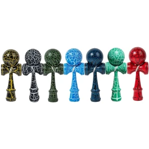 Joc de îndemânare kendama, 18 x 6 x 7 cm, 7 modele