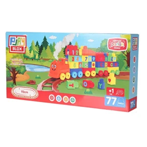 Set de construcție "tren", 77 piese Thumbnail 2