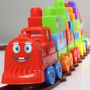 Set de construcție "tren", 77 piese Thumbnail 4
