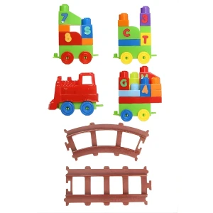 Set de construcție "tren", 77 piese Thumbnail 6