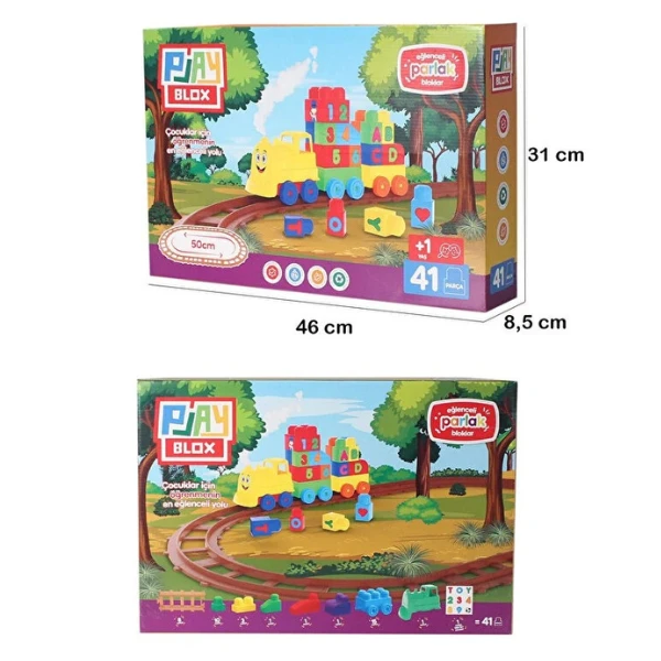 Set de construcție "tren", 41 piese 9