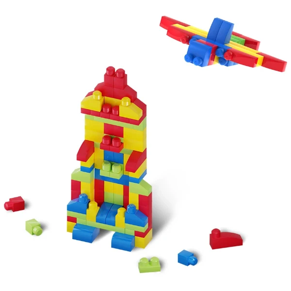 Set de construcție cu blocuri strălucitoare "play blox", 56 piese 2