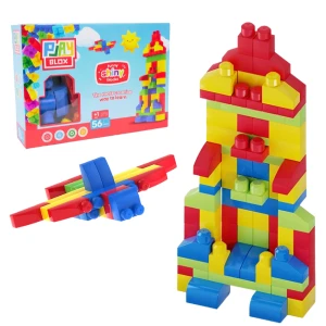 Set de construcție cu blocuri strălucitoare "play blox", 56 piese Thumbnail 2
