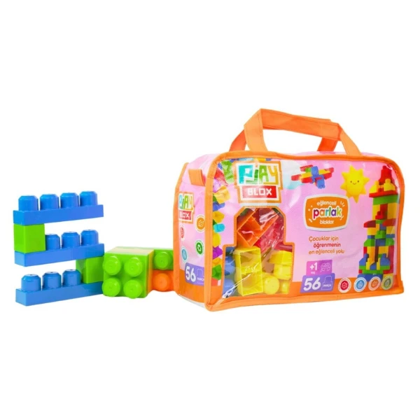 Set de construcție cu blocuri strălucitoare "play blox", 56 piese 8
