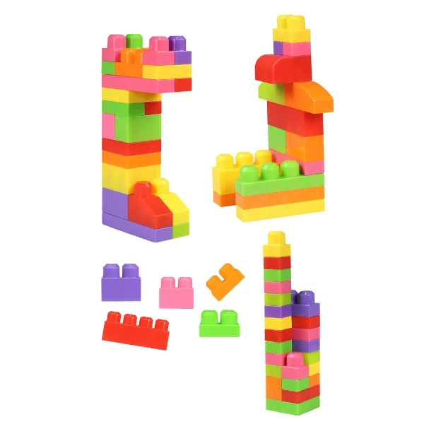Set de construcție cu blocuri strălucitoare "play blox", 56 piese 5