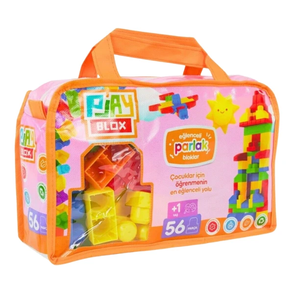 Set de construcție cu blocuri strălucitoare "play blox", 56 piese 3