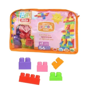 Set de construcție cu blocuri strălucitoare "play blox", 56 piese Thumbnail 12