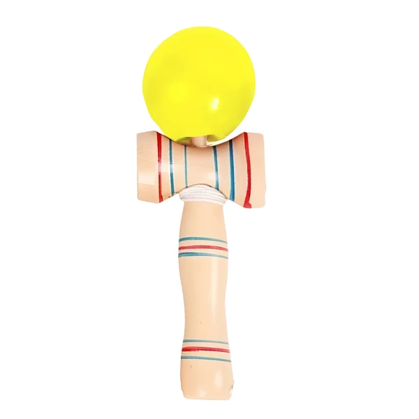 Joc de îndemânare kendama, 19.5 x 6 x 7 cm, 4 modele 4