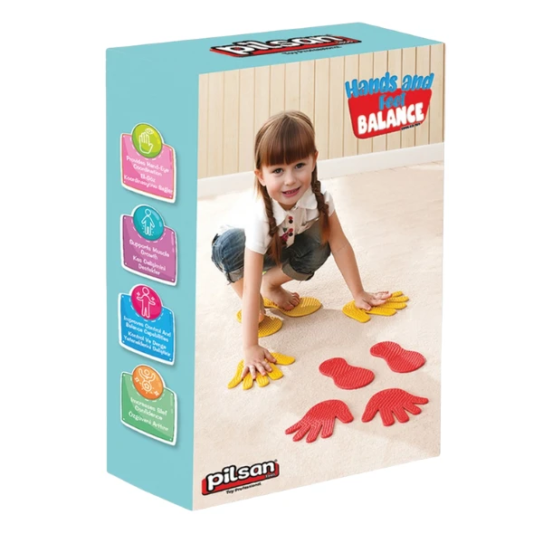 Joc de echilibru pentru mâini și picioare, 3 culori 4