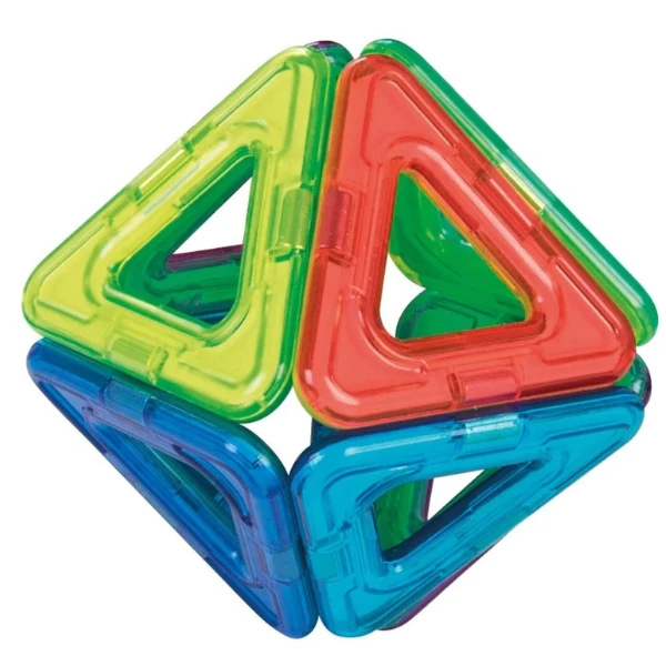 Set de construcții magnetic "magneți colorați", 30 buc. 5