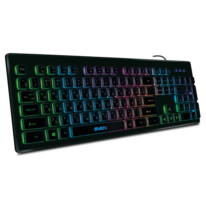 Клавиатура sven kb-c7500el, проводное, чёрный 5