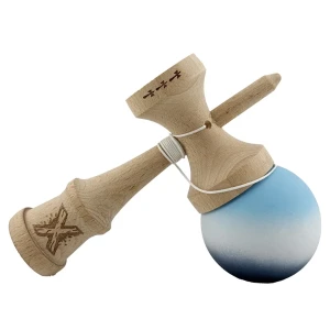 "kendama x original", profesionala, flippy, rulment metalic, ața 55 cm, cupe mari, 7 x 6 x 18 cm, gradient albastru Thumbnail 7
