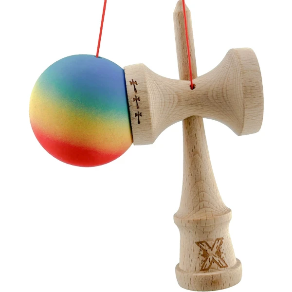 "kendama x original", profesionala, flippy, rulment metalic, ața 55 cm, cupe mari, 7 x 6 x 18 cm, gradient 6