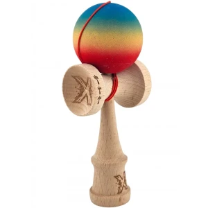 "kendama x original", profesionala, flippy, rulment metalic, ața 55 cm, cupe mari, 7 x 6 x 18 cm, gradient Thumbnail 4