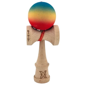 "kendama x original", profesionala, flippy, rulment metalic, ața 55 cm, cupe mari, 7 x 6 x 18 cm, gradient Thumbnail 2