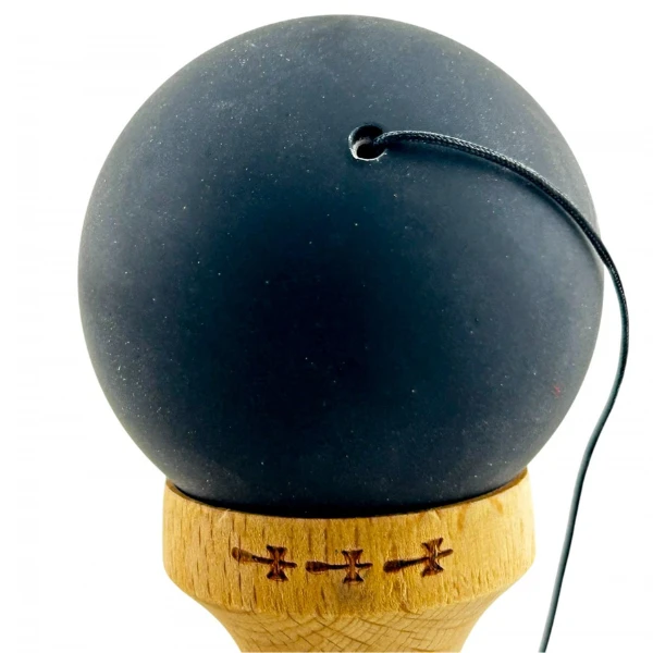 "kendama flippy x original", rulment metalic, ața 55 cm, cupe mari, 7 x 6 x 18 cm, gradient alb-negru 8