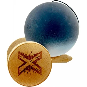 "kendama flippy x original", rulment metalic, ața 55 cm, cupe mari, 7 x 6 x 18 cm, gradient alb-negru Thumbnail 7