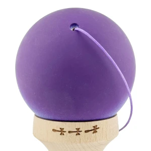 "kendama flippy x original", rulment metalic, ața 55 cm, cupe mari, 7 x 6 x 18 cm, gradient violet-albastru Thumbnail 8