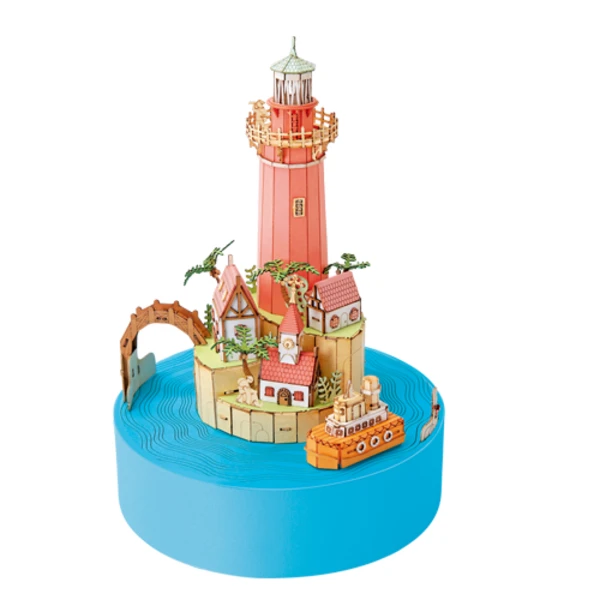 3d puzzle cutie muzicală „insula de vară” 2