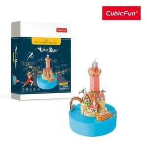 3d puzzle cutie muzicală „insula de vară”