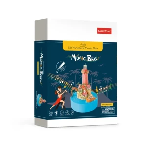 3d puzzle cutie muzicală „insula de vară” Thumbnail 3