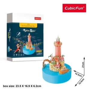 3d puzzle cutie muzicală „insula de vară” Thumbnail 4