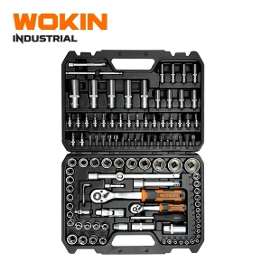 Set de 108 de chei tubulare wokin de 1/4 & 1/2 cr-v (industrial)