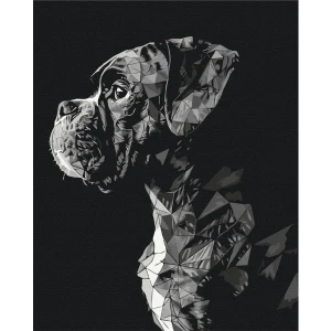 Pictură pe numere 40*50 cm (fără cutie) – paznicul nopții Thumbnail 3