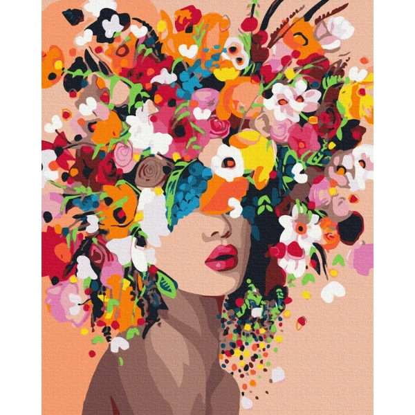 Pictură pe numere 40*50 cm (fără cutie) – nimfa florilor 3