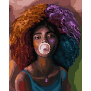Pictură pe numere 40х50 cm (în cutie) - în stilul huba buba