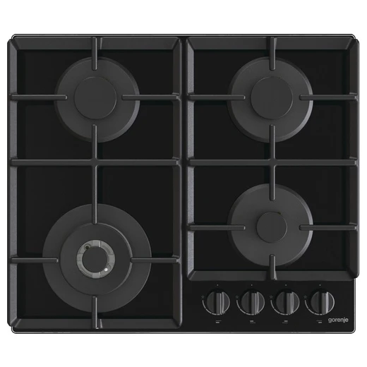 Газовая варочная панель gorenje gtw 641 eb, чёрный 6
