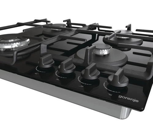 Газовая варочная панель gorenje gtw 641 eb, чёрный 7