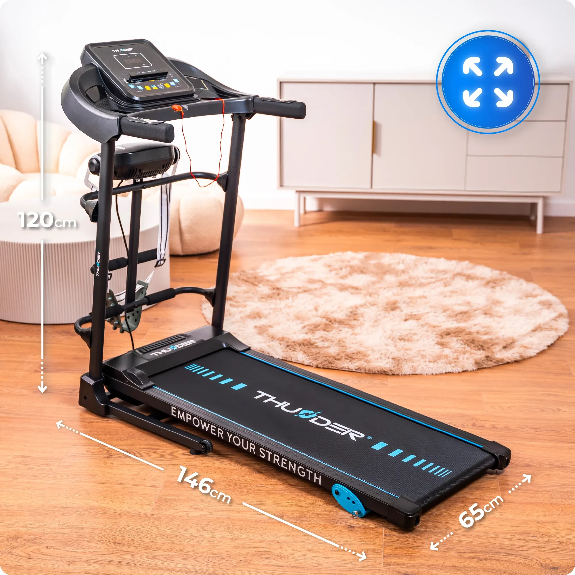 Banda de alergare electrica thunder g8000-d 3