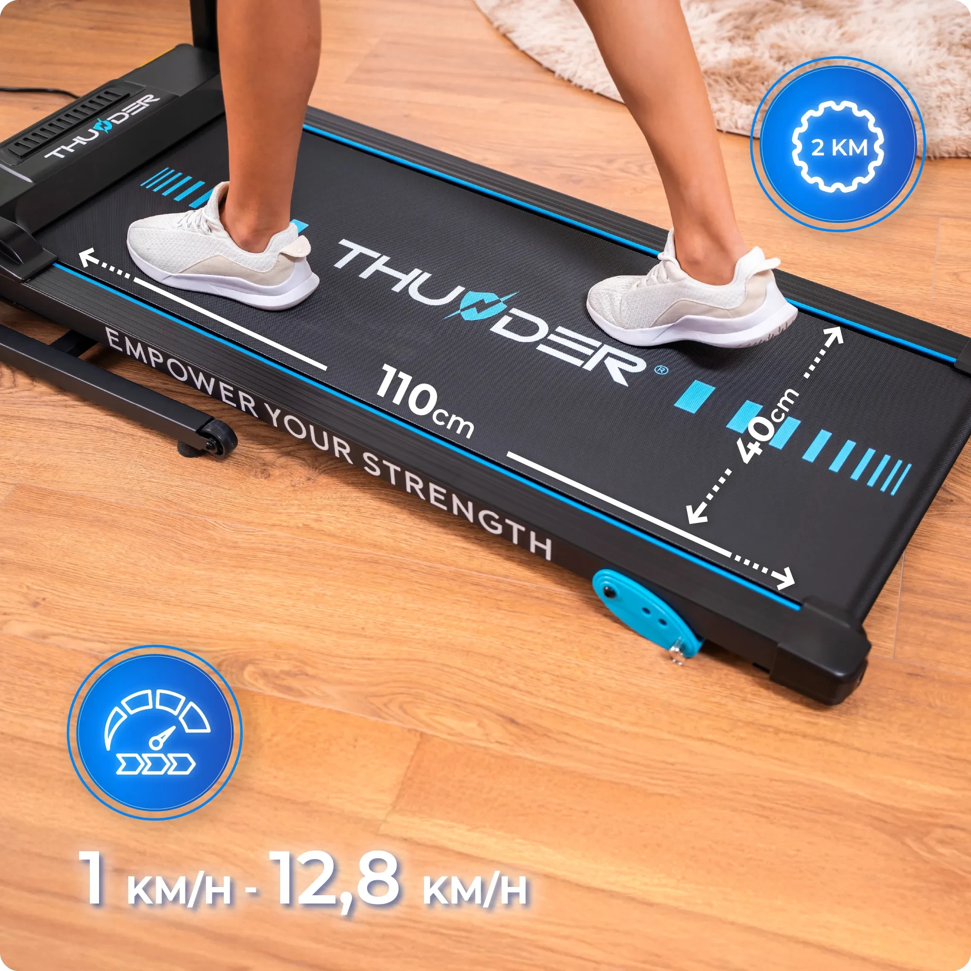 Banda de alergare electrica thunder g8000-d 5