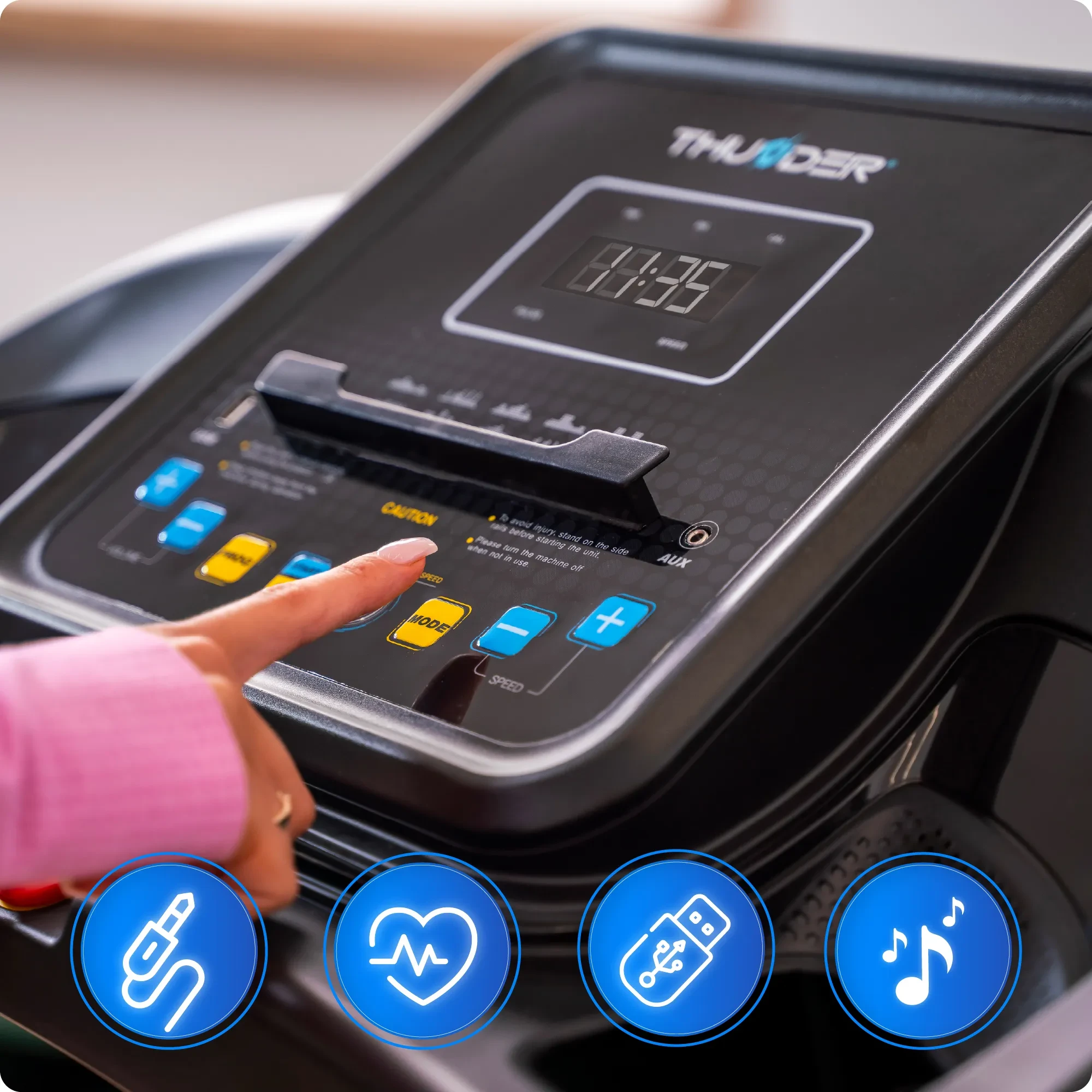 Banda de alergare electrica thunder g8000-d 8